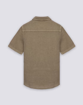 Linen Shirt Safari Short Sleeved