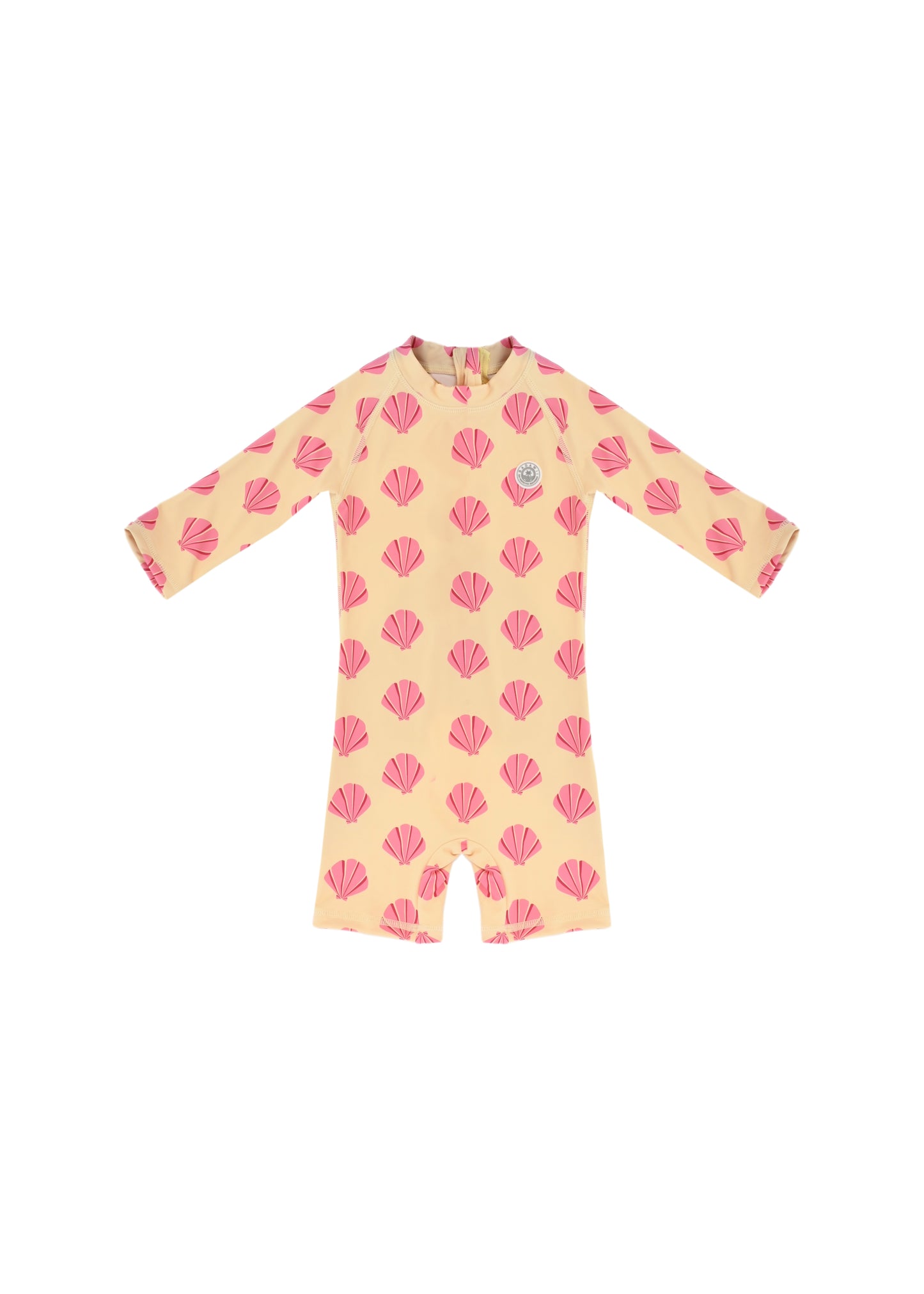 Load image into Gallery viewer, Baby Swimsuit Long Sleeve Beach Shells - One Piece
