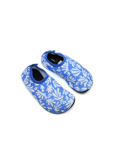 Non Slip Deep Blue Corals Shoes - Shoes