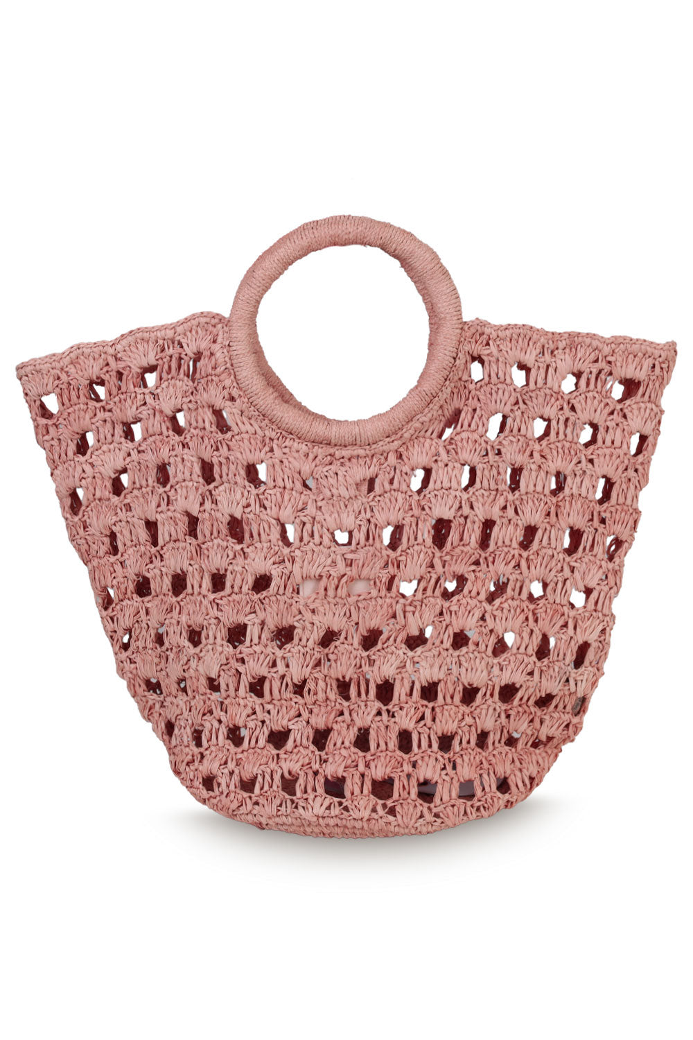 Load image into Gallery viewer, Primo Round Perf Tote Bag Petal
