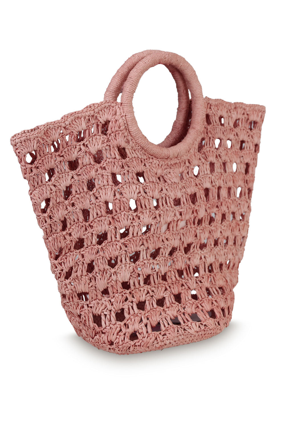 Load image into Gallery viewer, Primo Round Perf Tote Bag Petal
