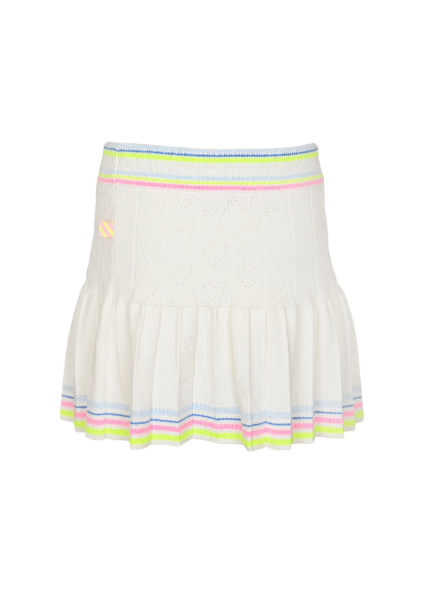 Load image into Gallery viewer, Girls Ivory Heart Top and Skirt Set - Set
