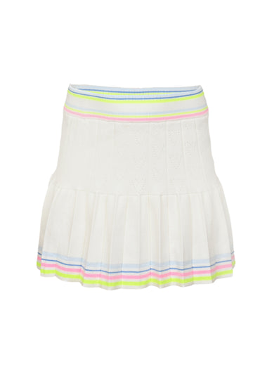 Girls Ivory Heart Top and Skirt Set - Set