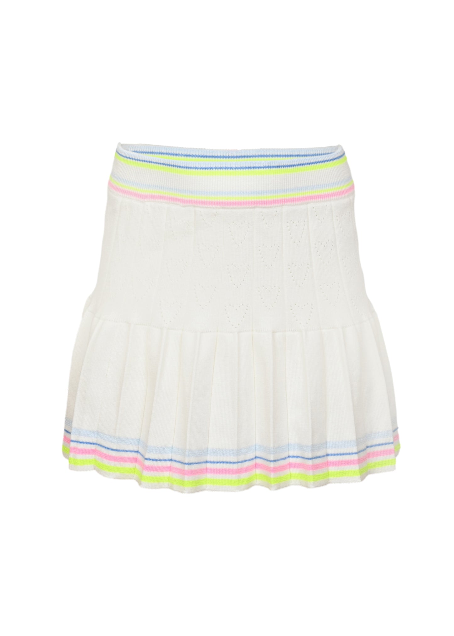 Load image into Gallery viewer, Girls Ivory Heart Top and Skirt Set - Set
