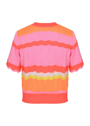 Girls Multi/Print Knit Top & Short Set - Set