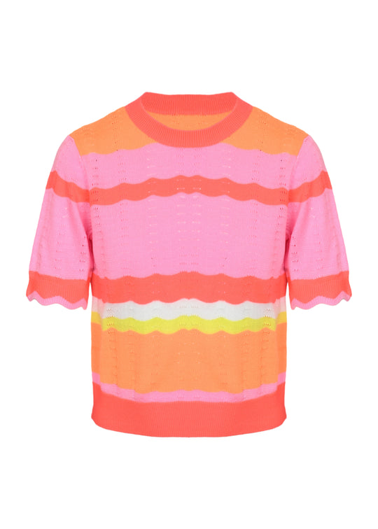 Girls Multi/Print Knit Top & Short Set - Set