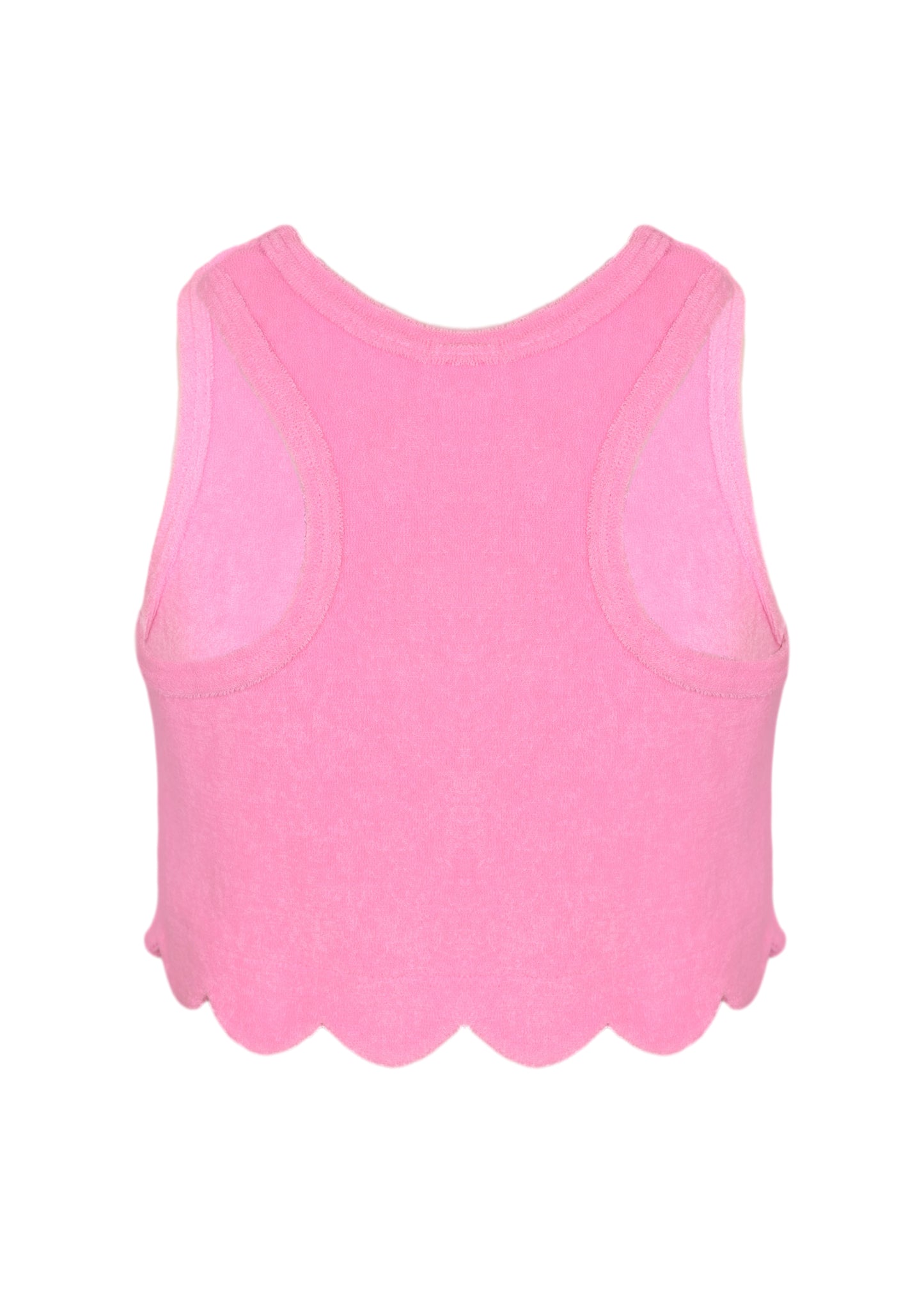 Load image into Gallery viewer, Sequin Trimmed Terry Cloth Tank Top and Short - Set
