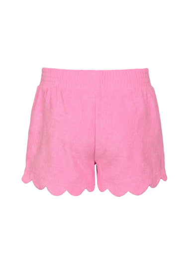 Sequin Trimmed Terry Cloth Tank Top and Short - Set