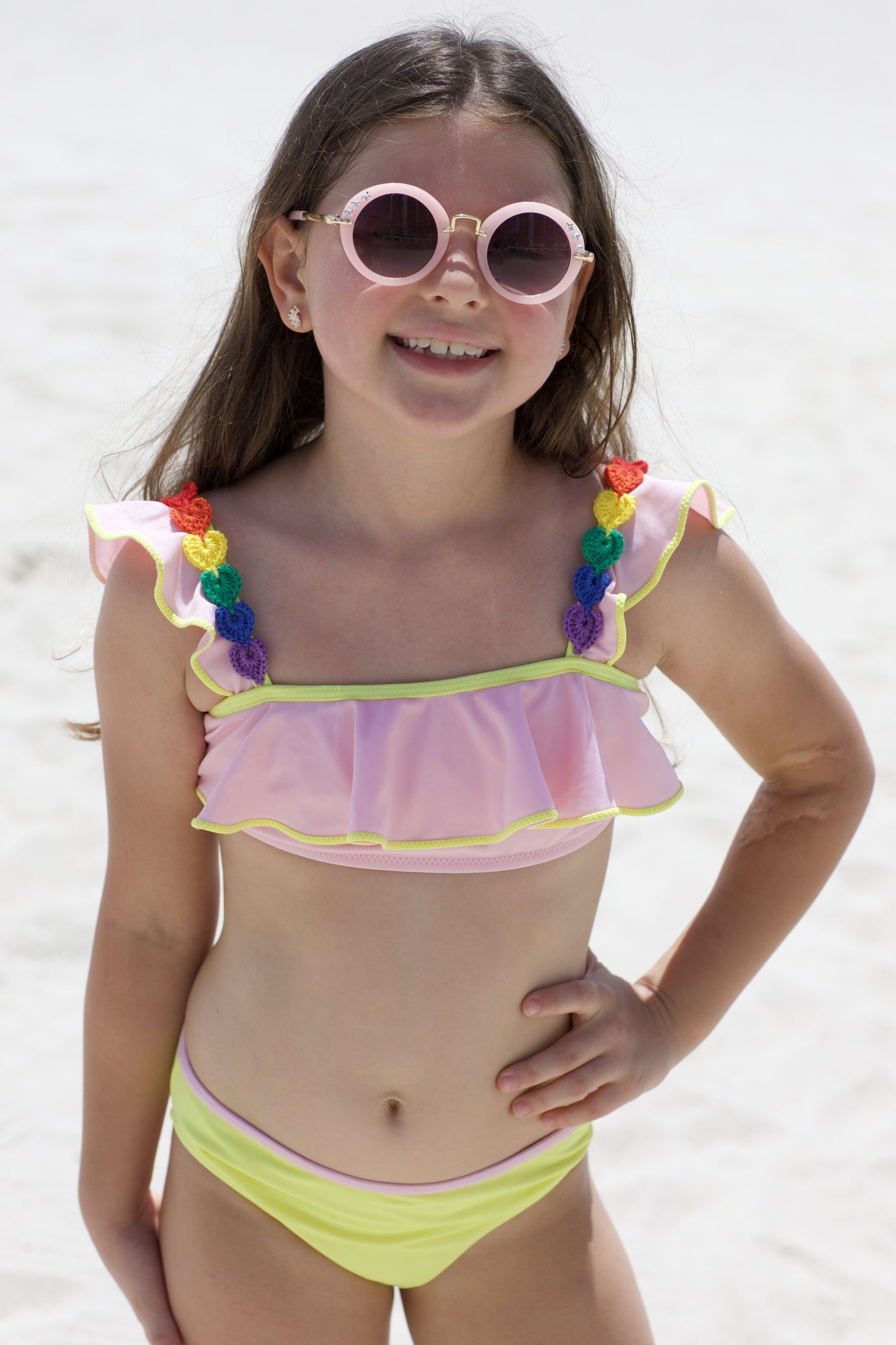 Load image into Gallery viewer, Nessi Byrd Bunny Bikini - Girls Bikini
