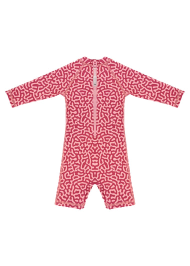 Baby Swimsuit Long Sleeve Coral Reef