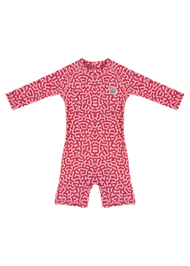 Baby Swimsuit Long Sleeve Coral Reef