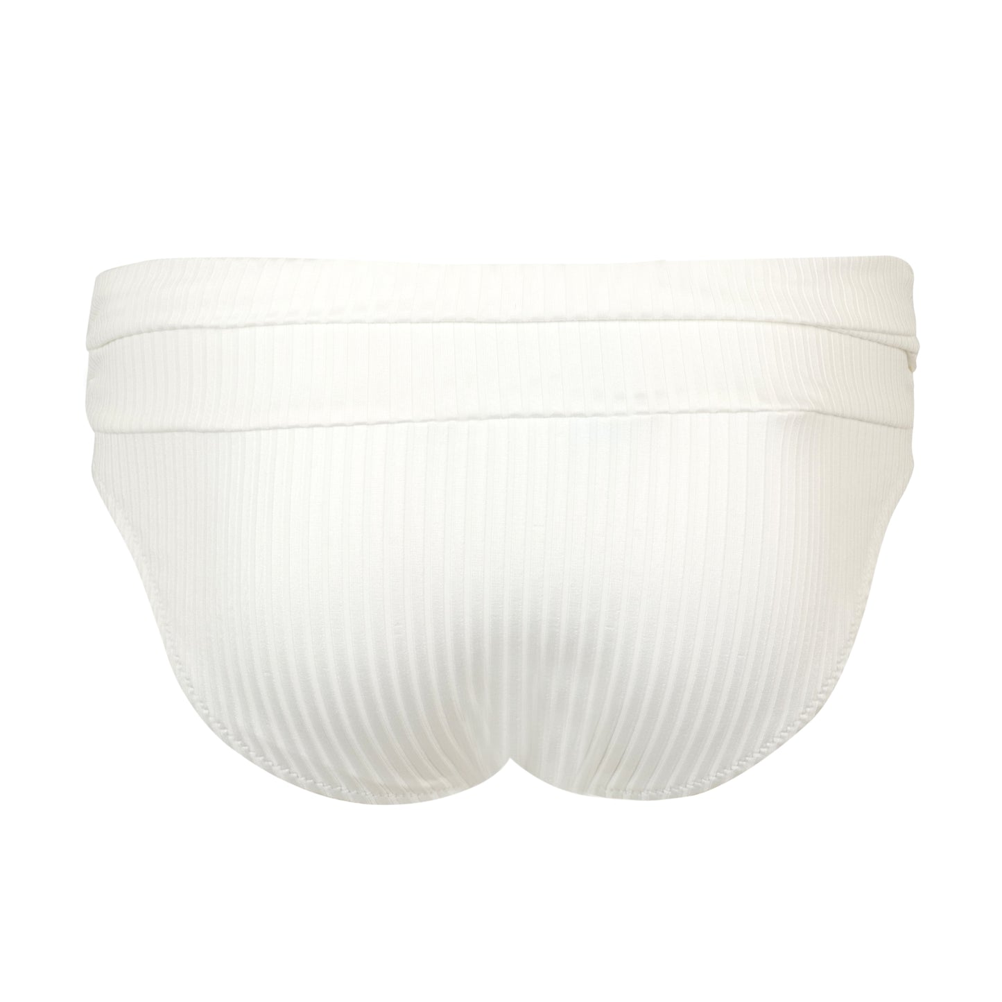 Bel Air Bikini Bottom Ivory Ribbed - Bikini Bottom