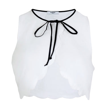 Bellini Top Coconut With Black Contrast - Top
