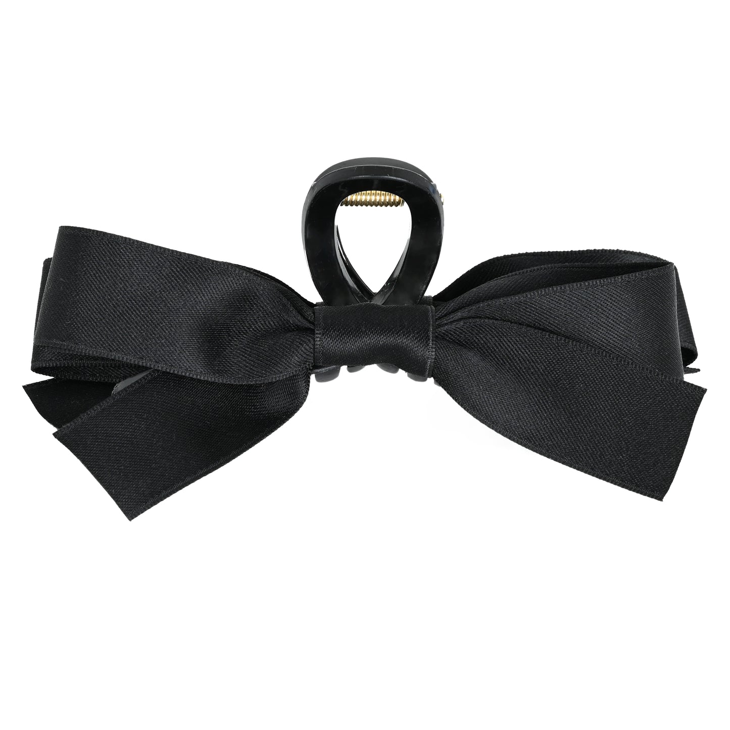 Load image into Gallery viewer, Large Claw Clip With Bow Black - Hair Accesories
