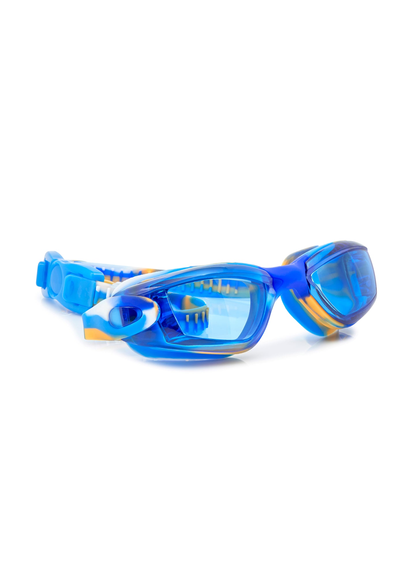 Load image into Gallery viewer, Candy Corn Cobalt Salt Water Taffy Swim Goggles - Goggles
