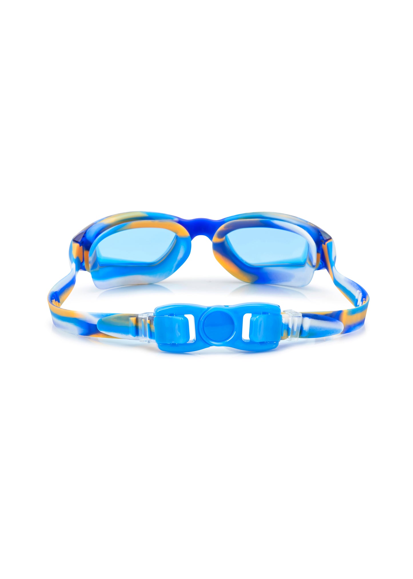 Load image into Gallery viewer, Candy Corn Cobalt Salt Water Taffy Swim Goggles - Goggles
