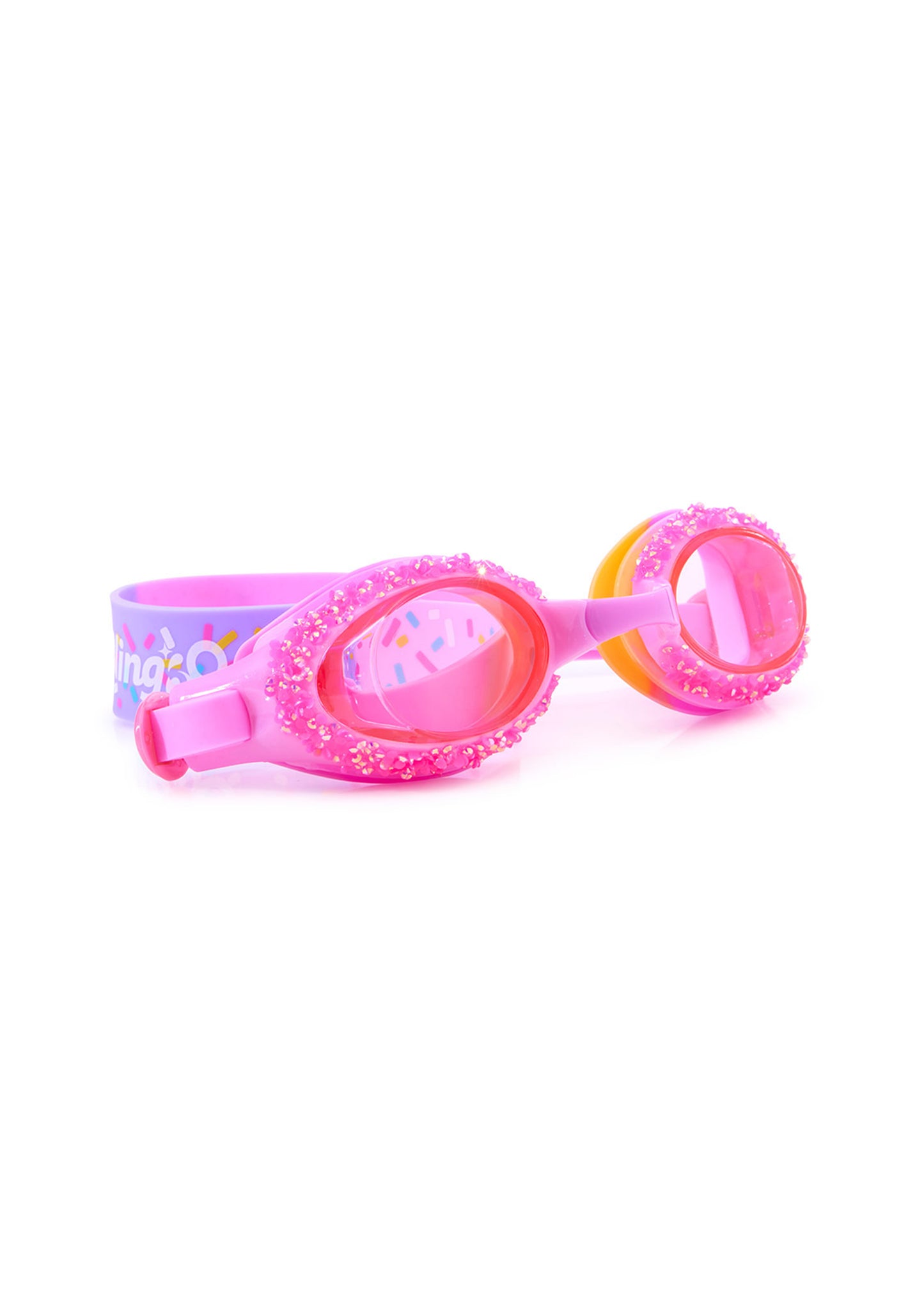 Load image into Gallery viewer, Crystal Rock Pink Swim Goggles - Goggles
