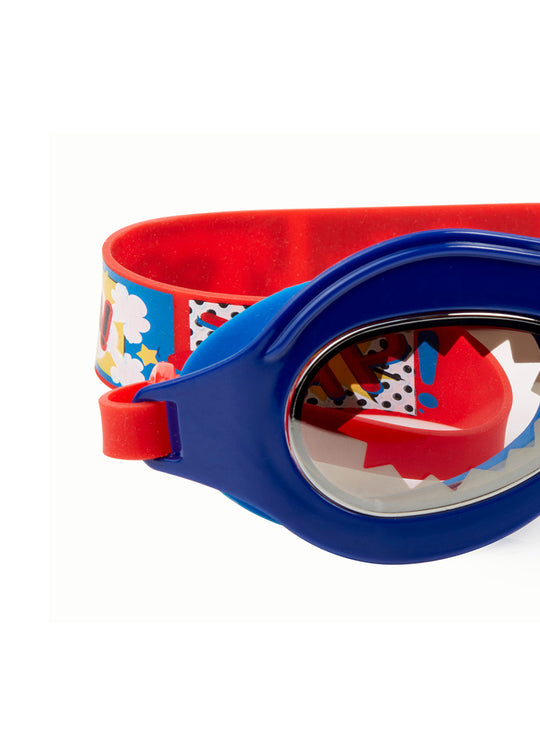 Load image into Gallery viewer, Marvelous Super Dude Navy/Red Swimming Goggles - Goggles
