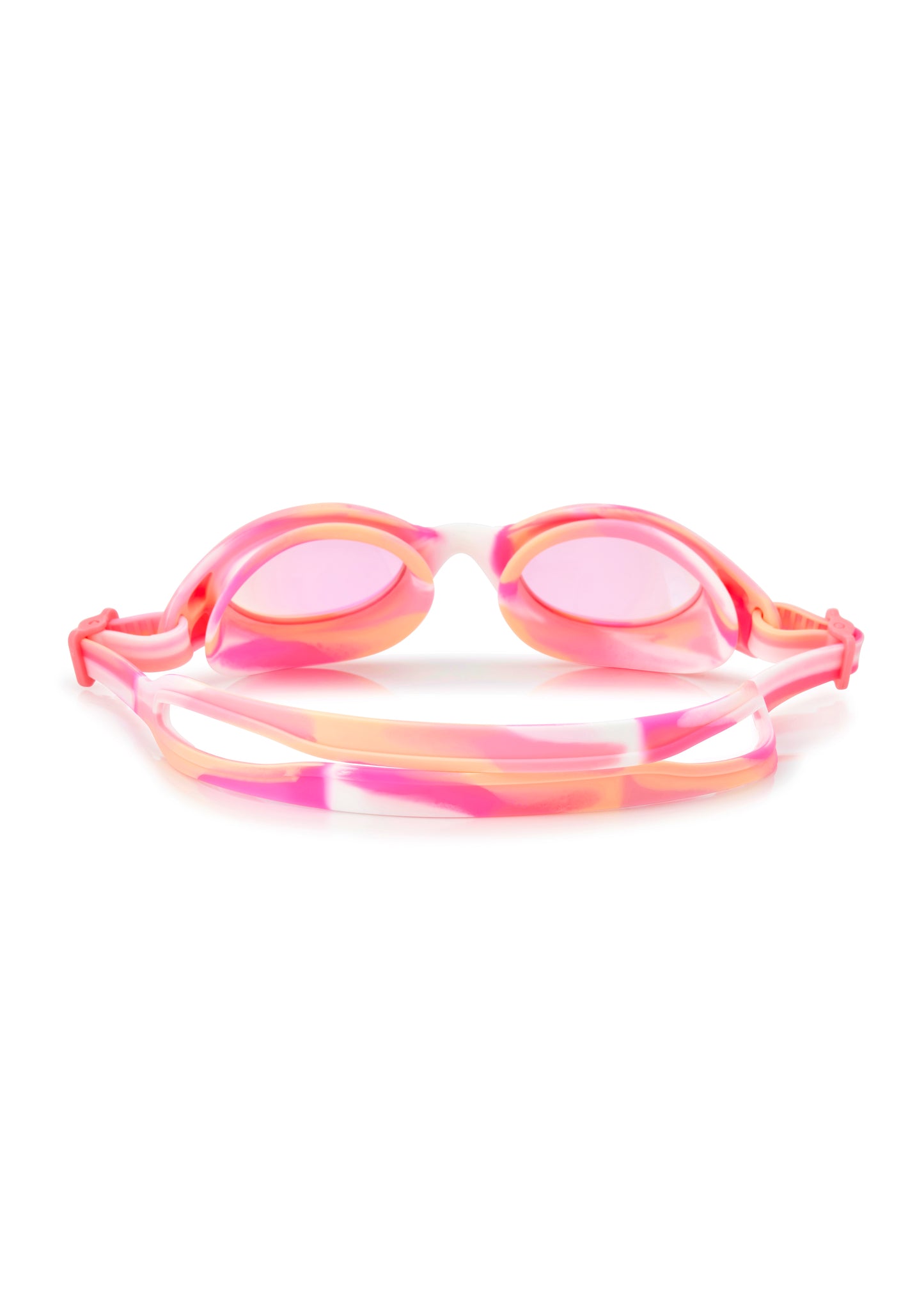 Load image into Gallery viewer, Orange Cream Taffy Swim Goggles - Goggles
