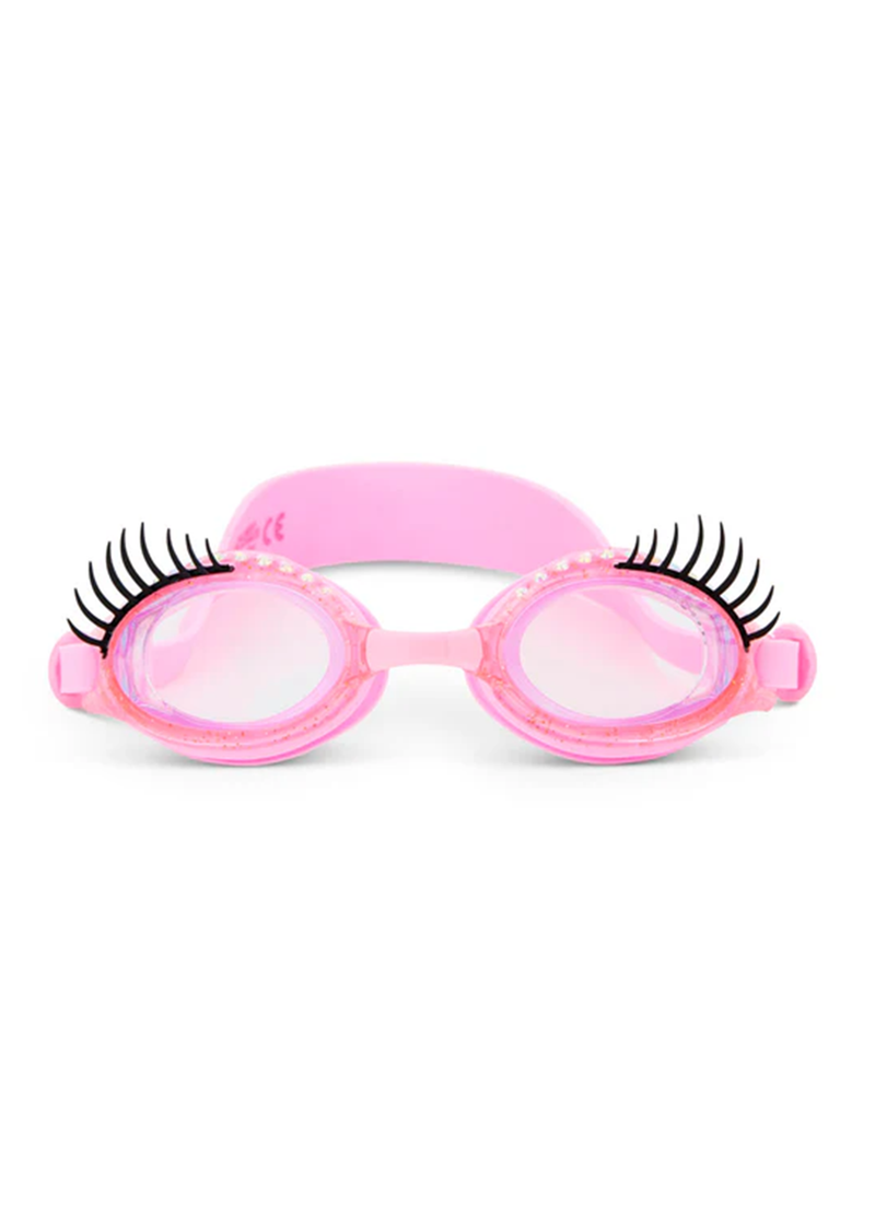 Powder Puff Lash Pink Swim Goggles