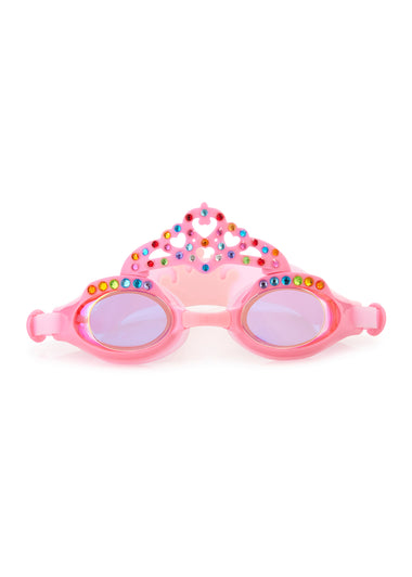 Princess Crown Peach Pink Swim Goggles - Goggles