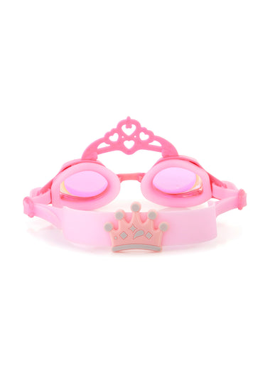 Princess Crown Peach Pink Swim Goggles - Goggles