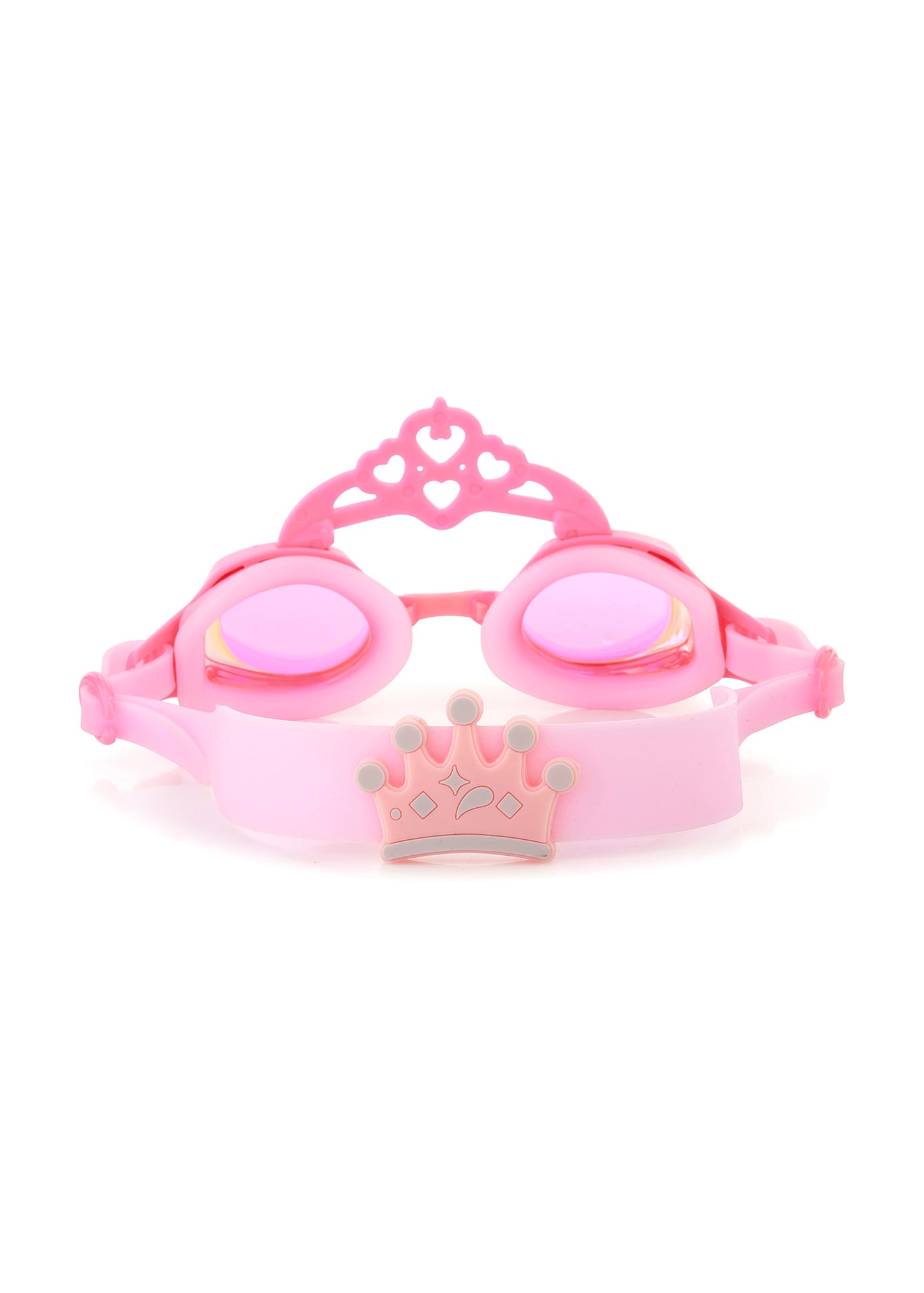 Load image into Gallery viewer, Princess Crown Peach Pink Swim Goggles - Goggles

