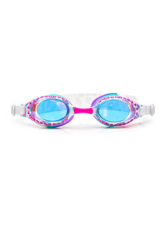Load image into Gallery viewer, Purrincess Pink Cati B Cheetah Printed Frame Swim Goggles - Goggles
