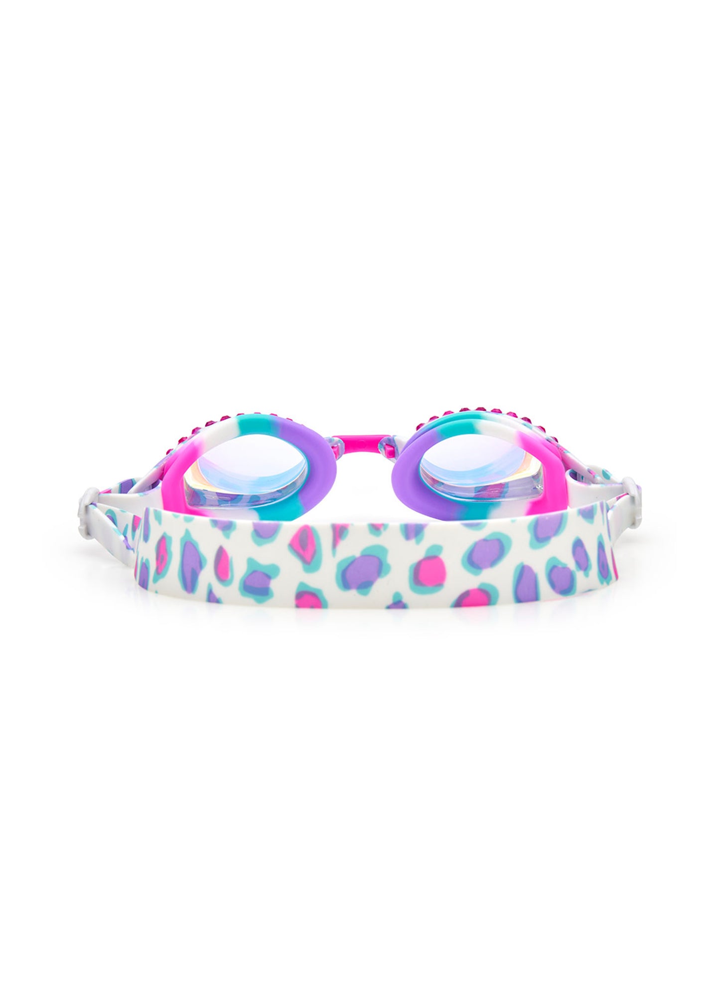Load image into Gallery viewer, Purrincess Pink Cati B Cheetah Printed Frame Swim Goggles - Goggles
