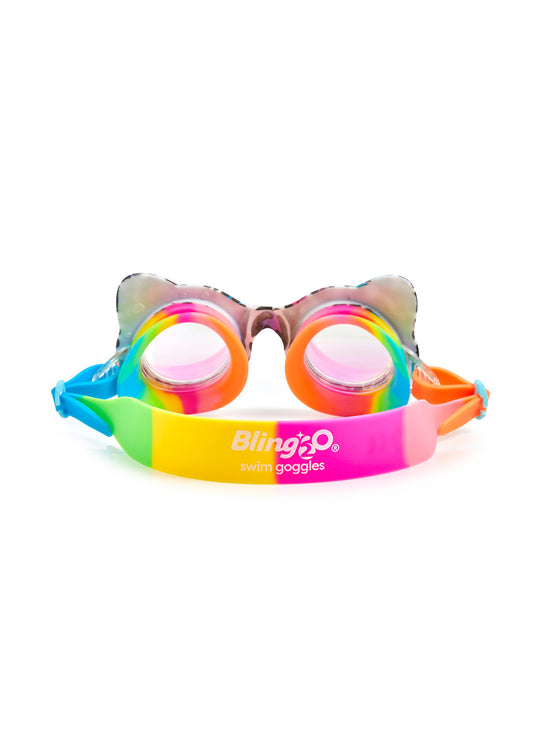 Talk To Paw Midnight Meow Multi Color Swim Goggles - Goggles