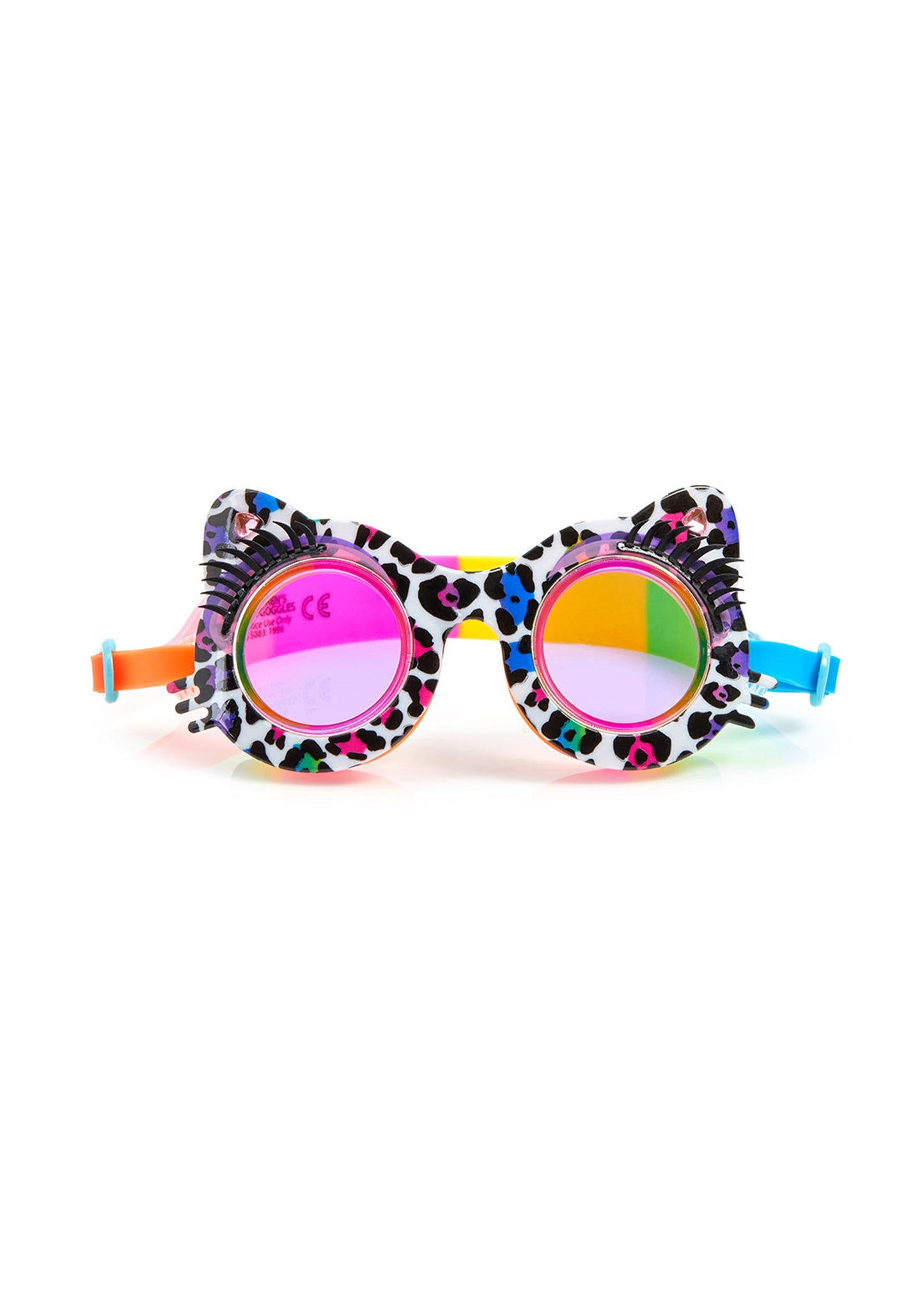 Load image into Gallery viewer, Talk To Paw Midnight Meow Multi Color Swim Goggles - Goggles
