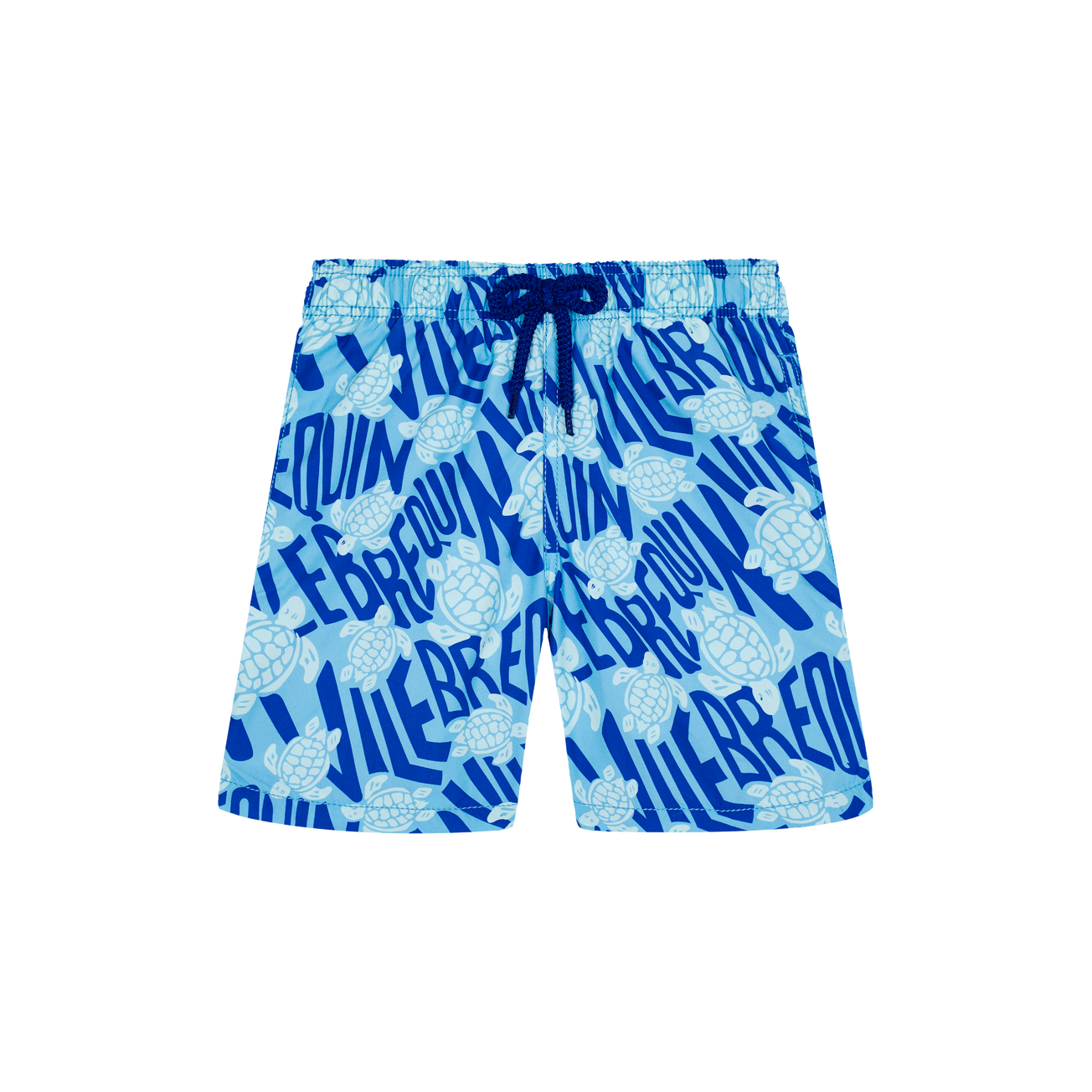 Load image into Gallery viewer, Boys Swim Shorts Ronde des Tortues Logo
