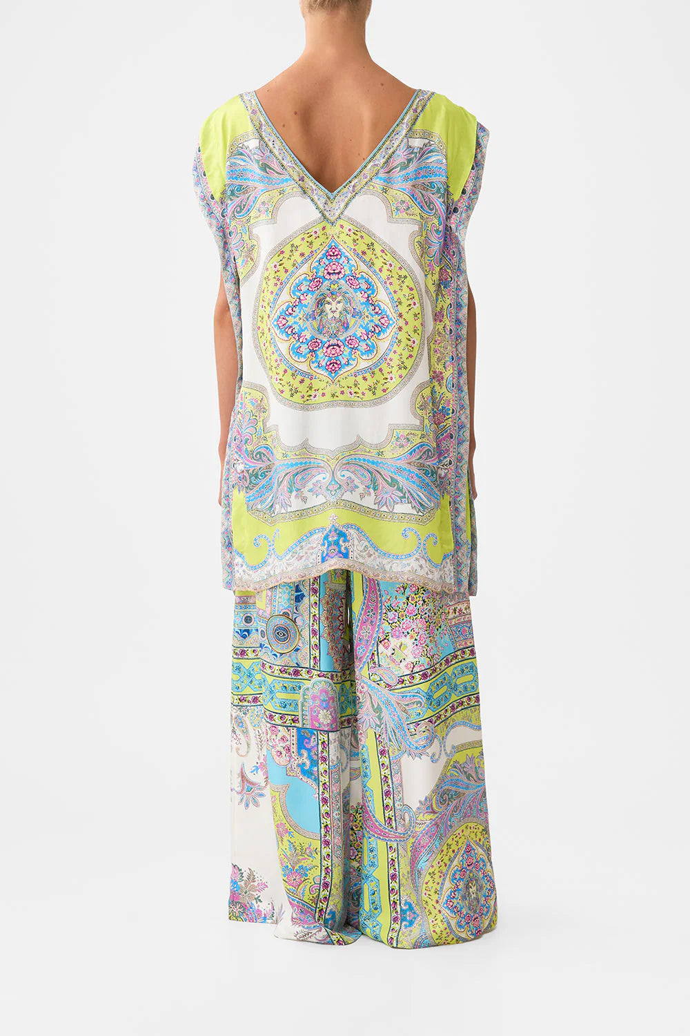 Load image into Gallery viewer, Gusset Tunic Short Kaftan Magic Carpet Ride
