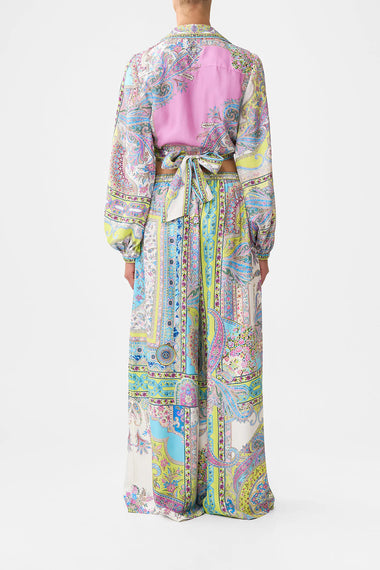 Wide Leg Trousers with Front Pocket Magic Carpet Ride