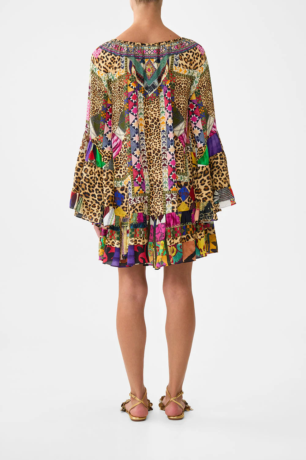 Load image into Gallery viewer, A Line Frill Dress Embroidered Ever After
