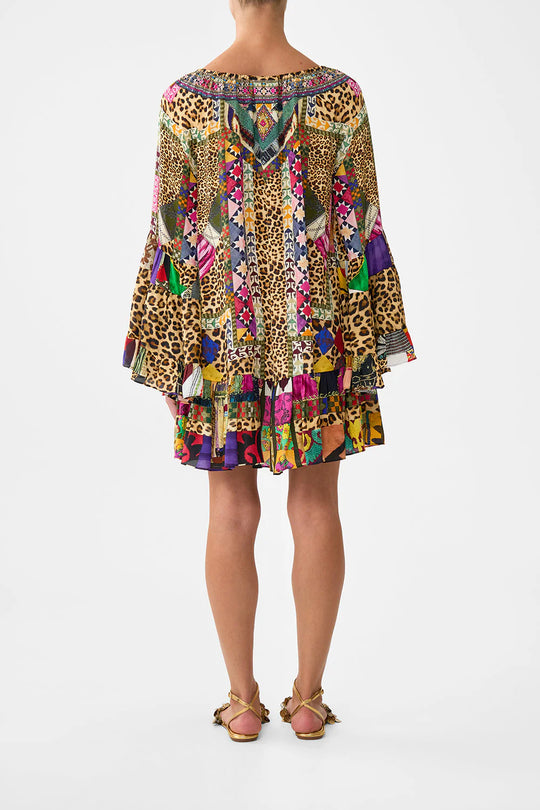 Load image into Gallery viewer, A Line Frill Dress Embroidered Ever After
