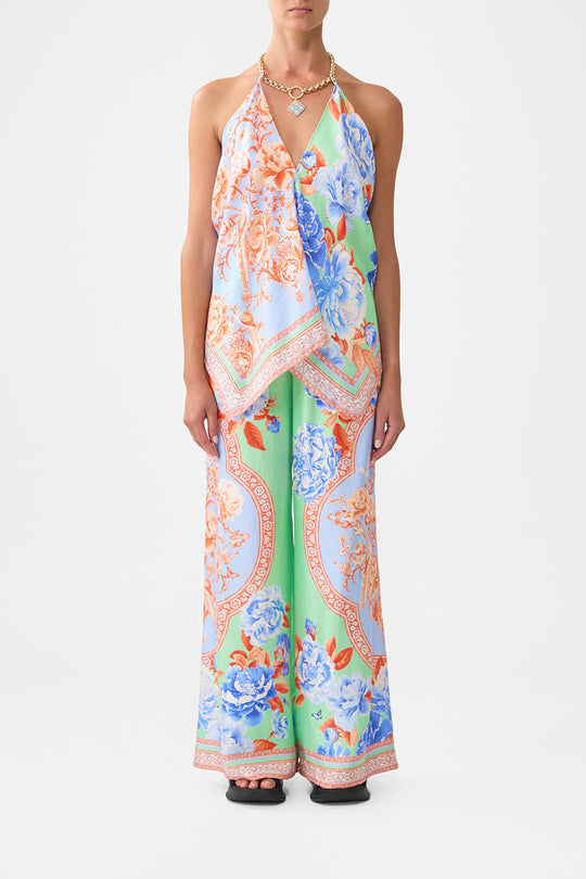 Knotted Scarf Top Topkapi Pop