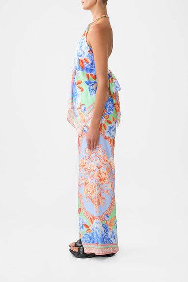 Knotted Scarf Top Topkapi Pop