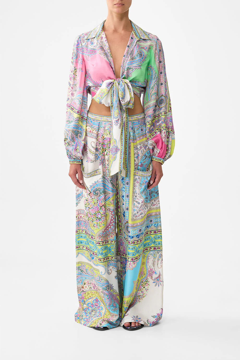 Cropped Wrap Shirt Magic Carpet Ride