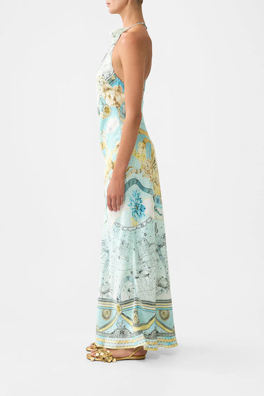 Halter Chain Slip Dress My Lucky Stars