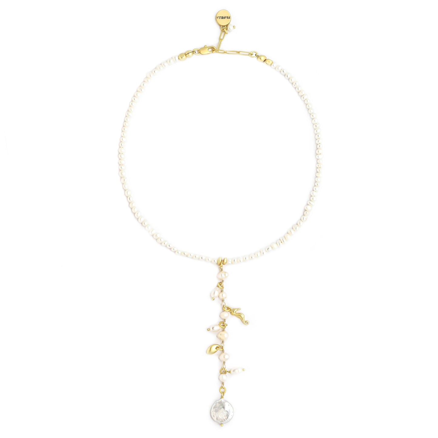 Load image into Gallery viewer, Chacha White Pearl Necklace - Necklace
