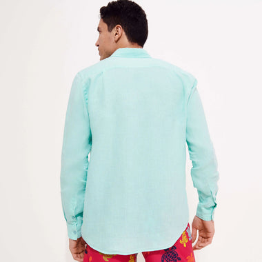 Caroubis Lagoon Linen Shirt