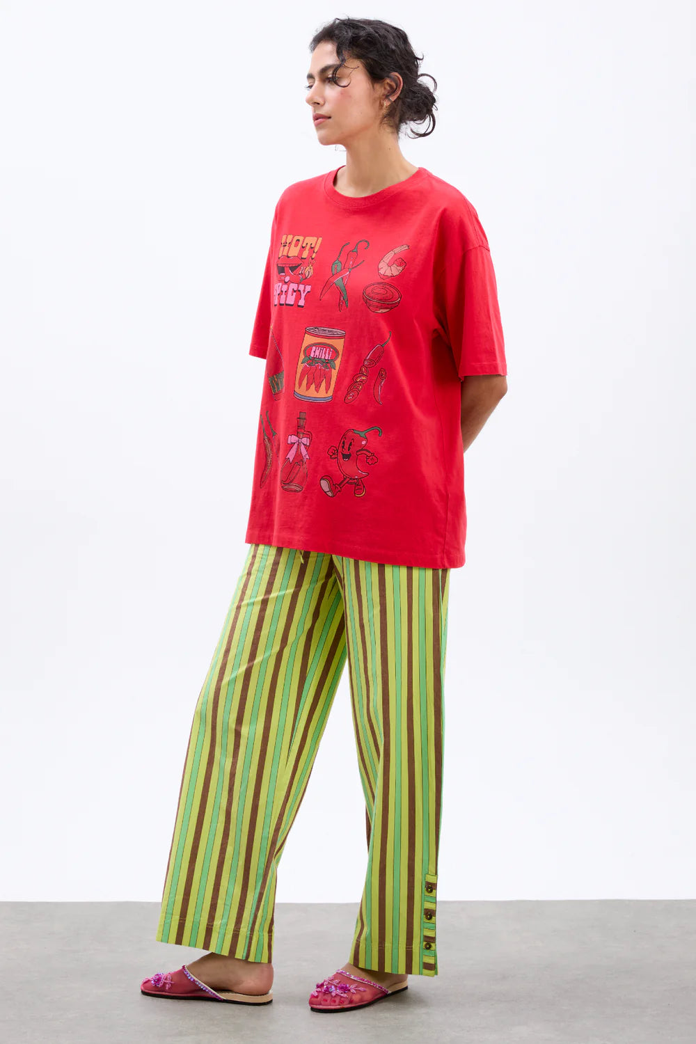 Load image into Gallery viewer, Chilli Boyfriend Tee Red
