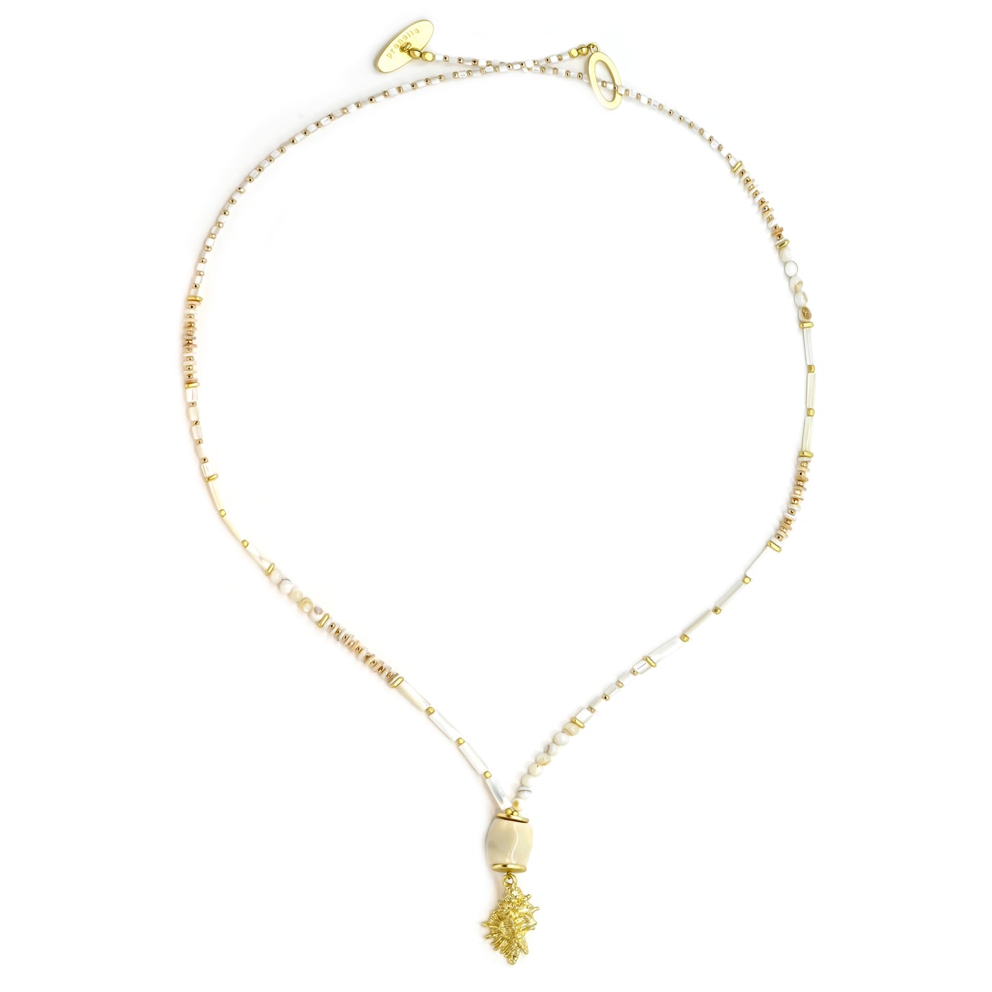 Load image into Gallery viewer, Coconut Shell Necklace - Necklace
