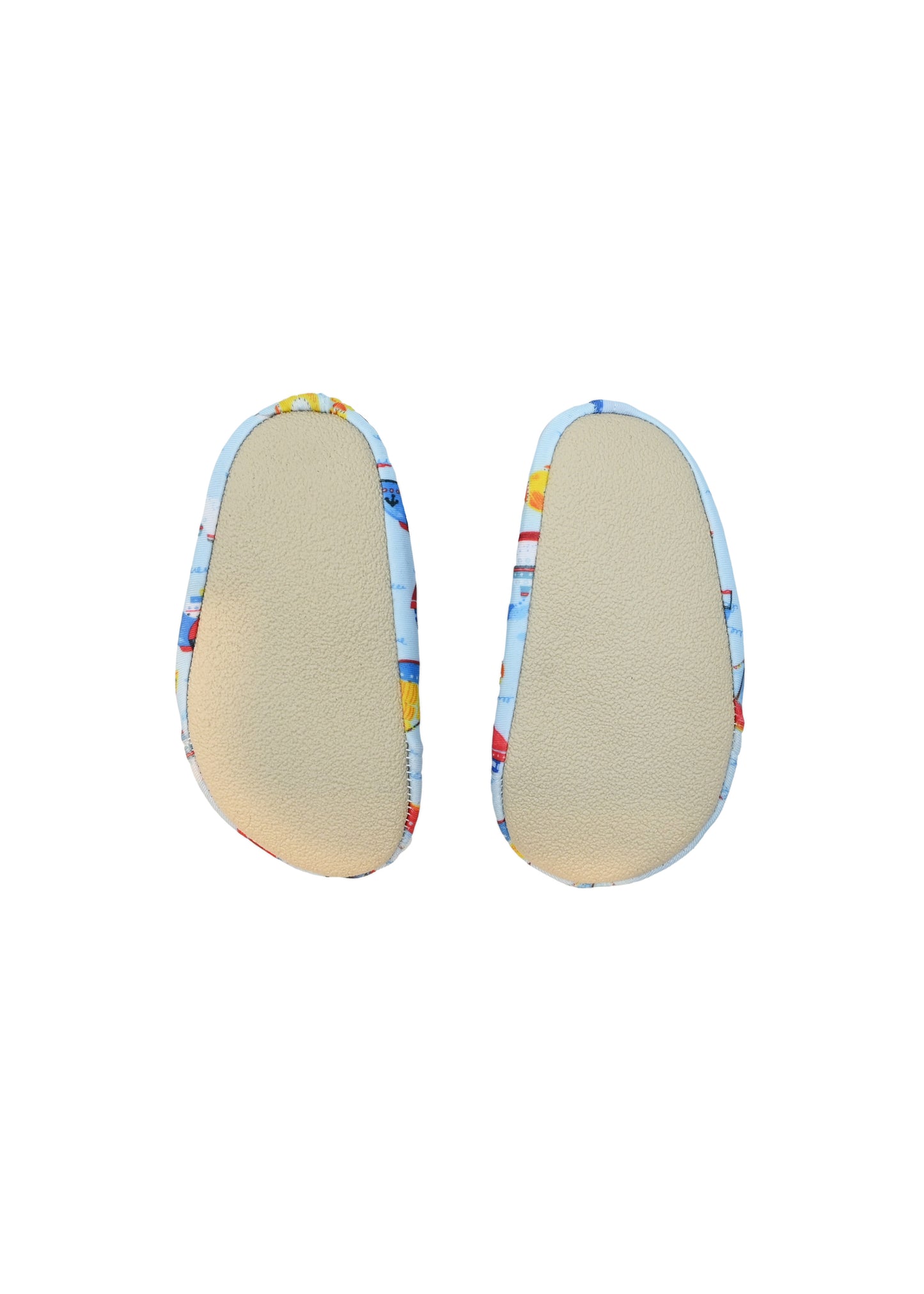 Load image into Gallery viewer, Pool &amp;amp; Beach Shoes Blue Boats - INF - Shoes
