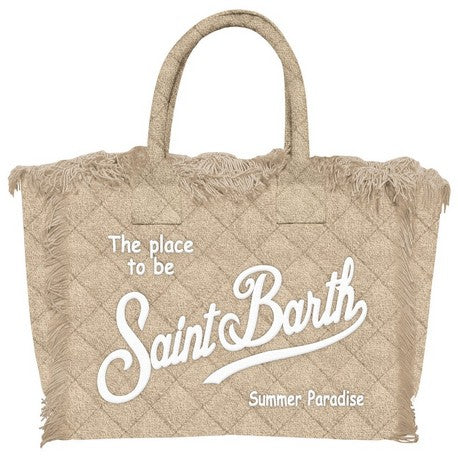 Colette Sponge Quilted Terry Brown Bag