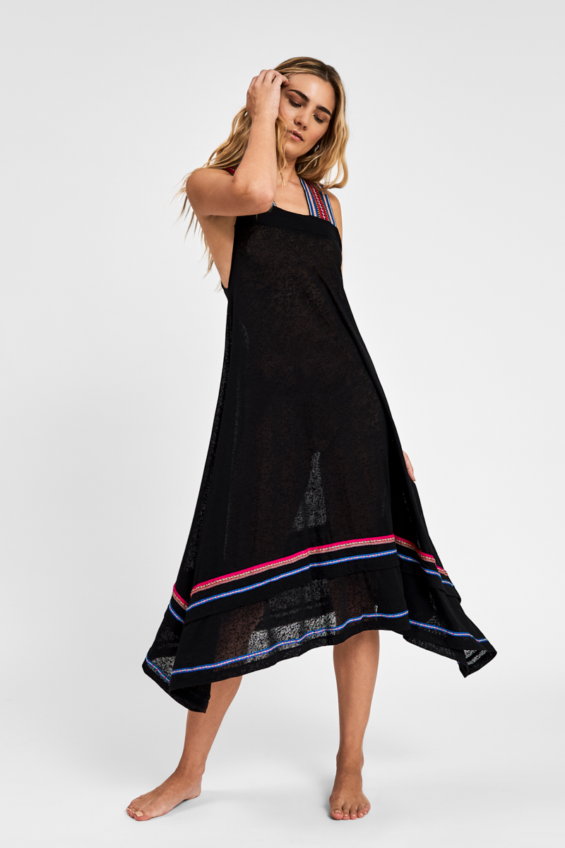 Load image into Gallery viewer, Full length view of woman wearing Pitusa St. Tropez Dress
