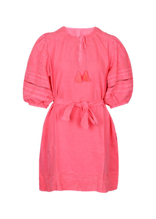 Load image into Gallery viewer, Carla Cerise Mini Dress - Dress
