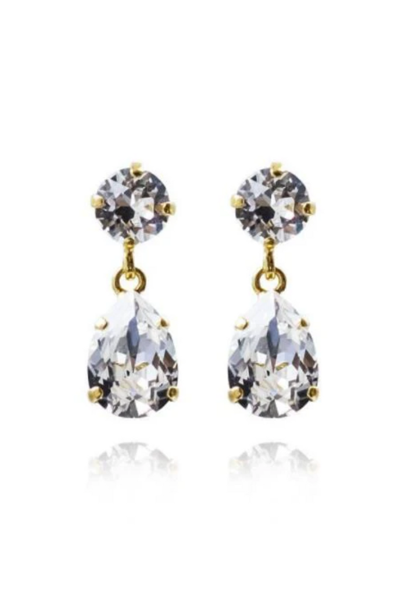 Mini Drop Earrings Crystal