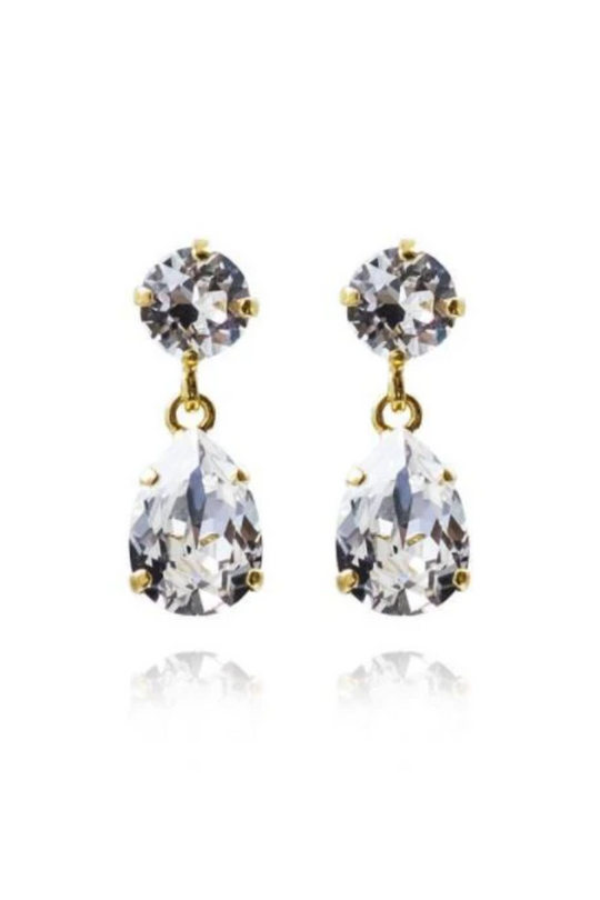 Mini Drop Earrings Crystal